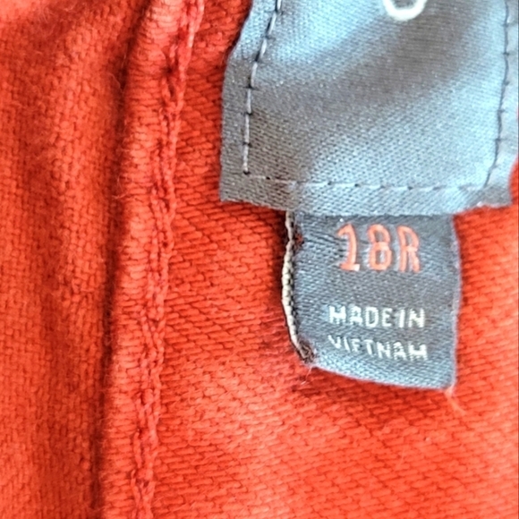 Torrid Red Skinny Jeans with Button Fly - Picture 7 of 8